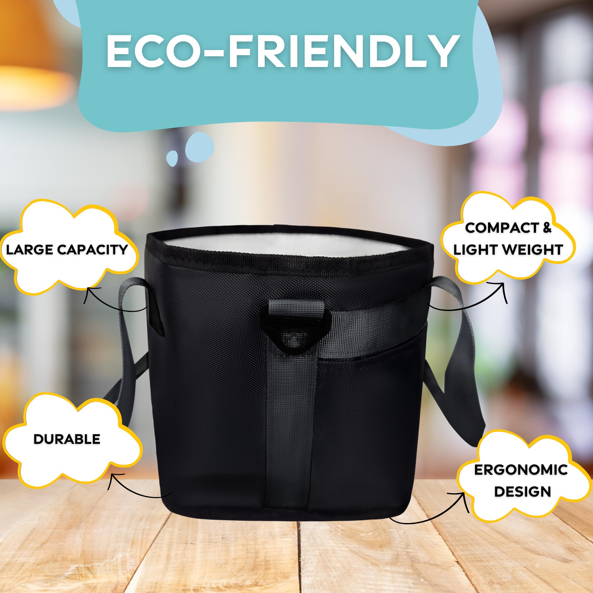 Amazon.com: DERABY Insulated 4 Cup Drink Carrier Tote | 1680D